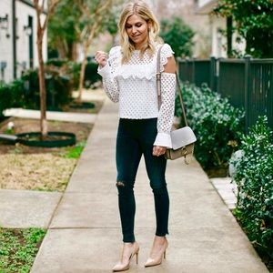 J Brand Alana High Rise Crop Skinny Jeans